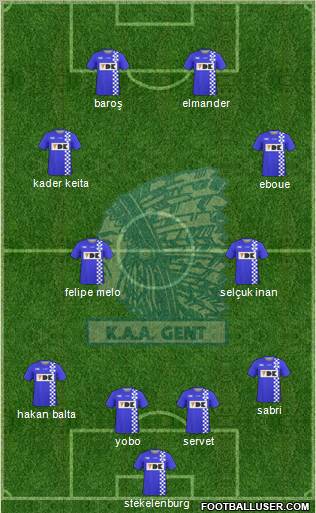 KAA Gent Formation 2011