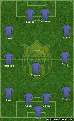 FC Nantes Formation 2011
