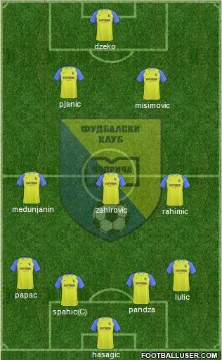 FK Modrica Maxima Formation 2011