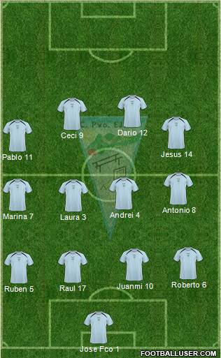 C.P. Ejido S.A.D. Formation 2011