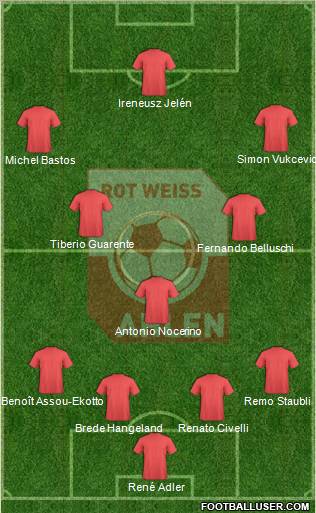 Rot Weiss Ahlen Formation 2011