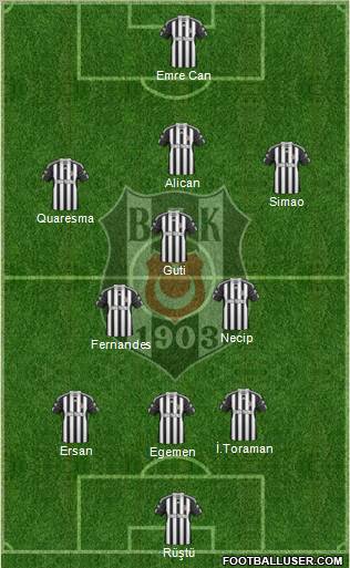 Besiktas JK Formation 2011