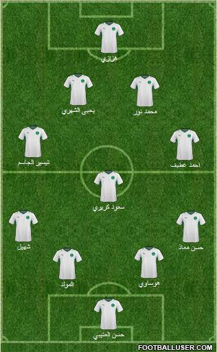 Saudi Arabia Formation 2011