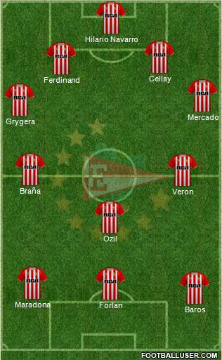 Estudiantes de La Plata Formation 2011