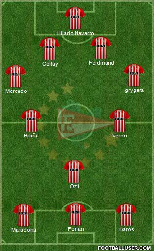 Estudiantes de La Plata Formation 2011