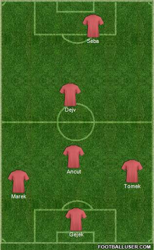Pro Evolution Soccer Team Formation 2011
