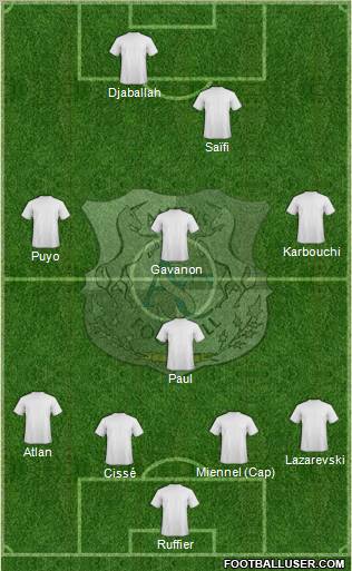 Amiens Sporting Club Football Formation 2011
