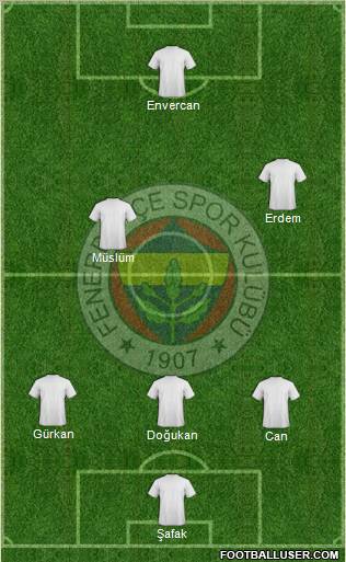 Fenerbahçe SK Formation 2011