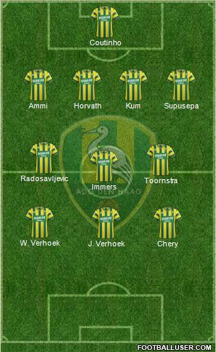 ADO Den Haag Formation 2011