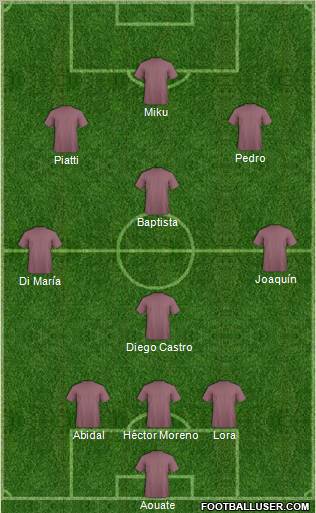 Pro Evolution Soccer Team Formation 2011