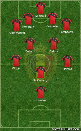 Belgium Formation 2011
