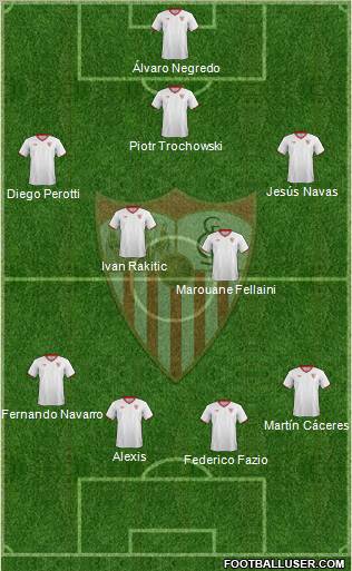 Sevilla F.C., S.A.D. Formation 2011