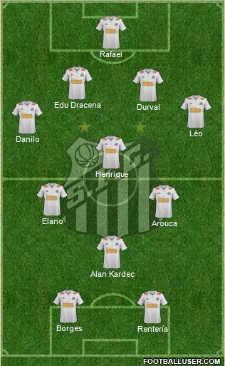 Santos FC Formation 2011