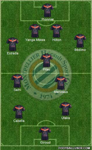Montpellier Hérault Sport Club Formation 2011