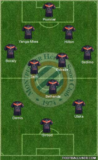 Montpellier Hérault Sport Club Formation 2011