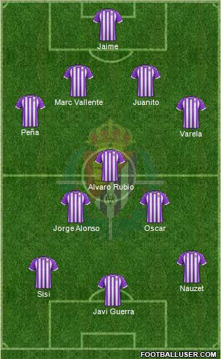 R. Valladolid C.F., S.A.D. Formation 2011