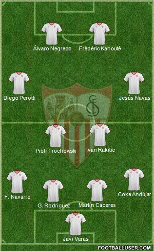 Sevilla F.C., S.A.D. Formation 2011