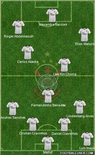 SC Corinthians Paulista Formation 2011