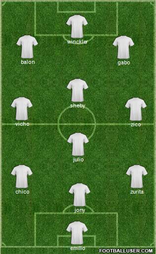 Pro Evolution Soccer Team Formation 2011
