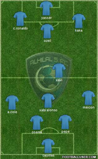 Al-Hilal (KSA) Formation 2011