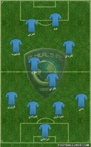 Al-Hilal (KSA) Formation 2011