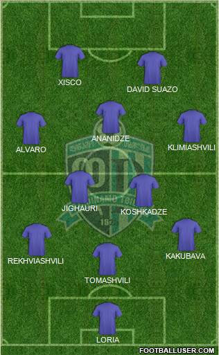 Dinamo Tbilisi Formation 2011