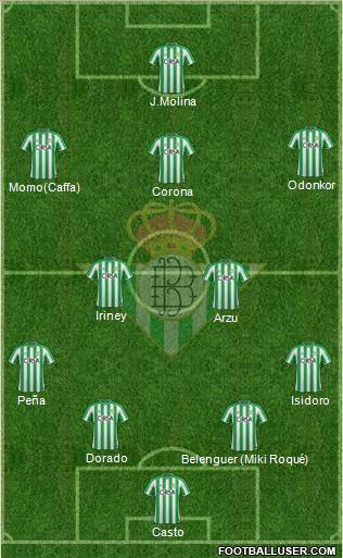 Real Betis B., S.A.D. Formation 2011