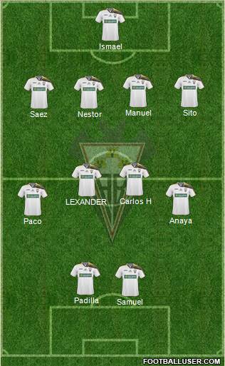 Albacete B., S.A.D. Formation 2011