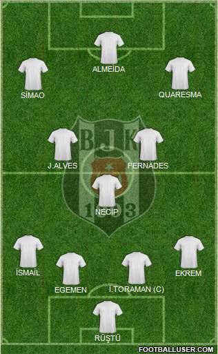 Besiktas JK Formation 2011