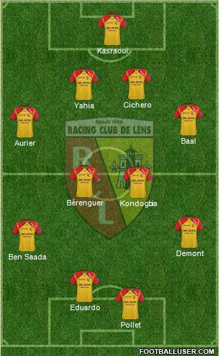 Racing Club de Lens Formation 2011