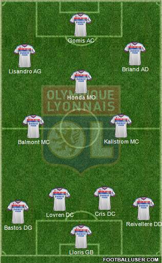 Olympique Lyonnais Formation 2011
