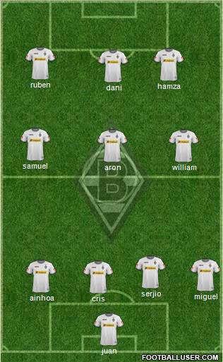 Borussia Mönchengladbach Formation 2011