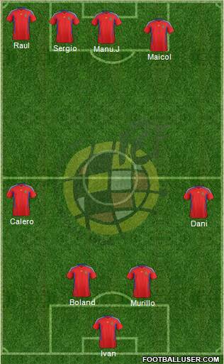 Spain Formation 2011