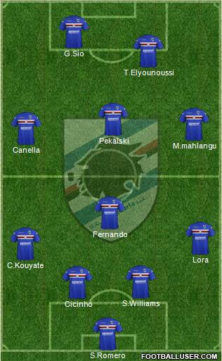Sampdoria Formation 2011