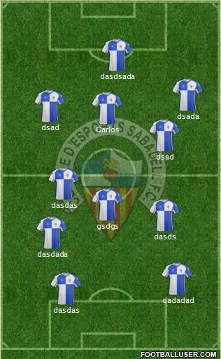 C.E. Sabadell Formation 2011