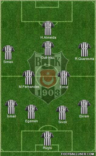 Besiktas JK Formation 2011
