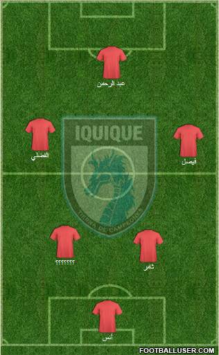 CD Municipal Iquique S.A.D.P. football formation