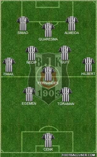Besiktas JK Formation 2011