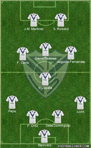 Vélez Sarsfield Formation 2011