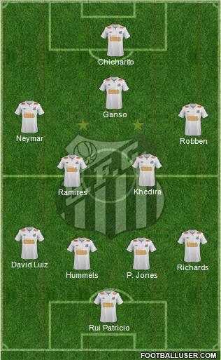 Santos FC Formation 2011