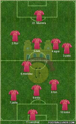 Pontevedra C.F. Formation 2011