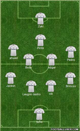 Tottenham Hotspur Formation 2011