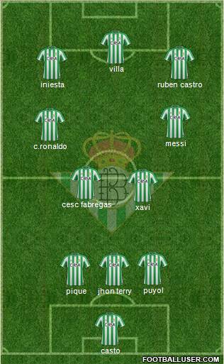 Real Betis B., S.A.D. Formation 2011
