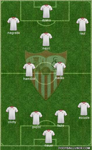 Sevilla F.C., S.A.D. Formation 2011