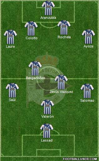 R.C. Deportivo de La Coruña S.A.D. Formation 2011