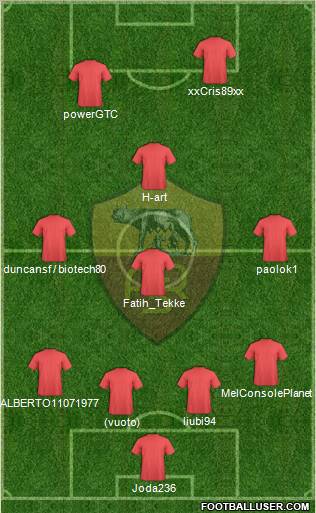 AS Roma Formation 2011