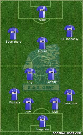 KAA Gent Formation 2011