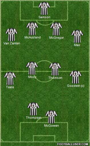 St. Mirren Formation 2011