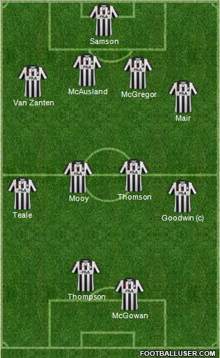St. Mirren Formation 2011