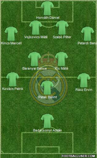 R. Madrid Castilla Formation 2011